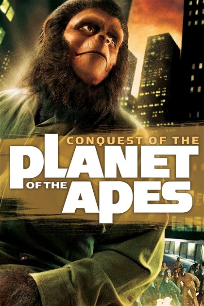 Poster for Conquest of the Planet of the Apes