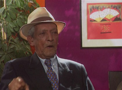 Poster for Interview with musician Compay Segundo
