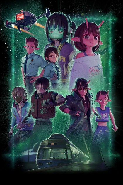 Poster for Milky☆Subway: The Galactic Limited Express Movie: Kakueki Teisha Gekijou Iki