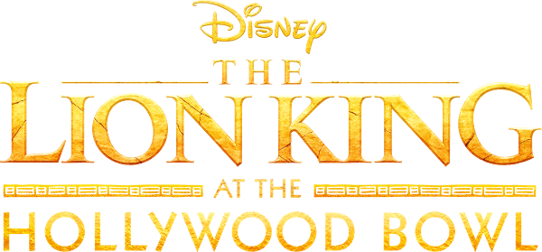 The Lion King at the Hollywood Bowl logo