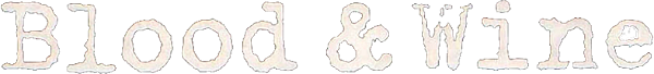 Blood and Wine logo