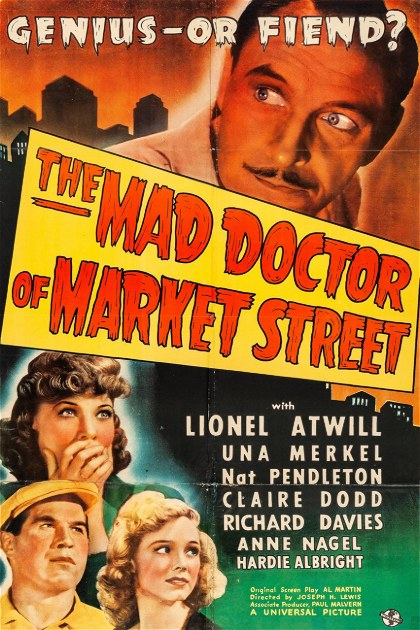 Poster for The Mad Doctor of Market Street