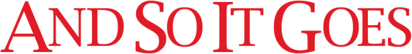 And So It Goes logo