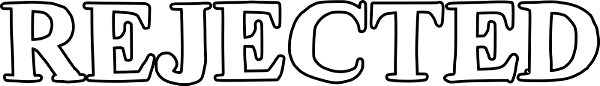 Rejected logo