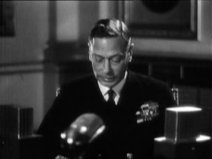 Poster for The King's Speech - Featurette - Speeches from the Real King George VI - Post-War Speech