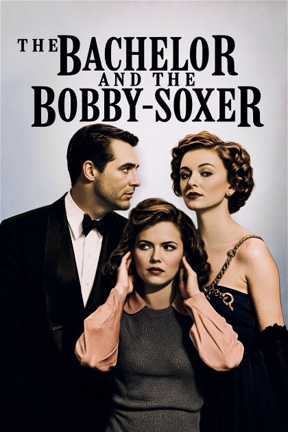 Poster for The Bachelor and the Bobby-Soxer