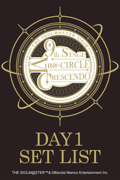 Poster for THE IDOLM@STER SideM 9th STAGE ~MIR＠-CIRCLE CRESCENDO~ (DAY 1)