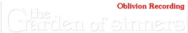 The Garden of Sinners: Oblivion Recording logo