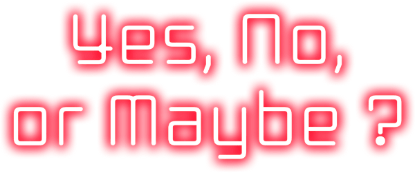 Yes, No, or Maybe? logo