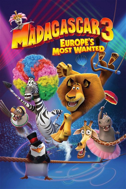 Poster for Madagascar 3: Europe's Most Wanted