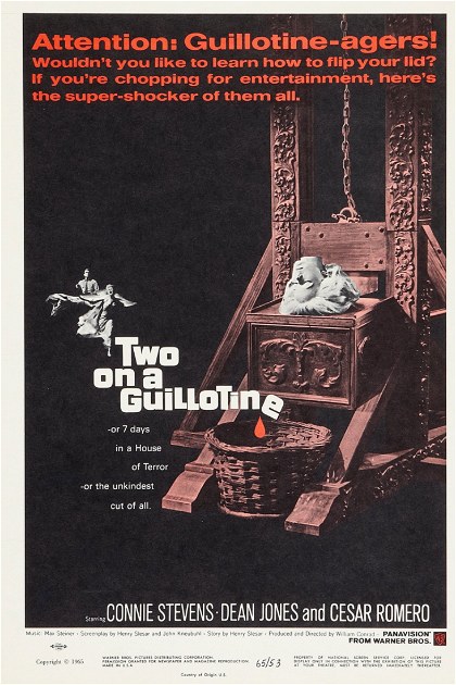Poster for Two on a Guillotine