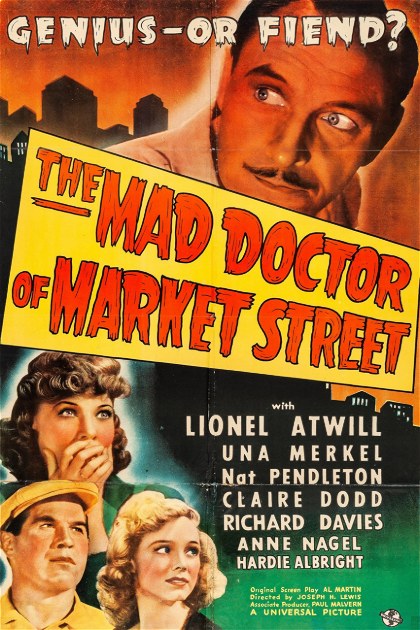 Poster for The Mad Doctor of Market Street