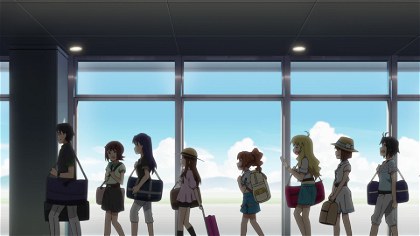 Poster for THE IDOLM@STER MOVIE - Kagayaki no Mukougawa e!