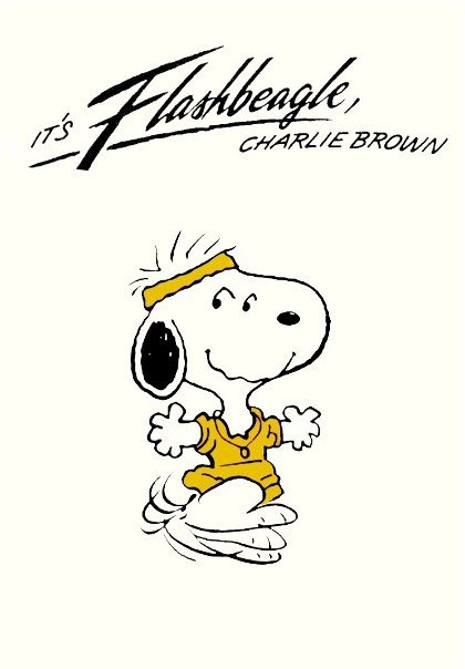 Poster for It's Flashbeagle, Charlie Brown