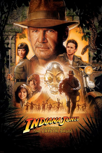 Poster for Indiana Jones and the Kingdom of the Crystal Skull